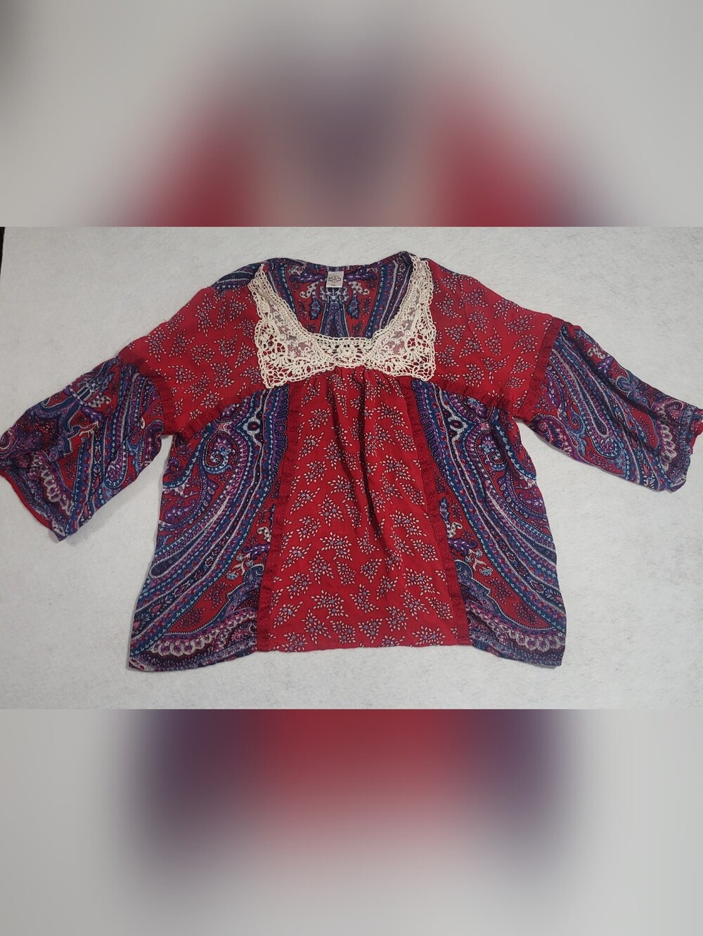 Bila Paisley Boho Blouse XXL